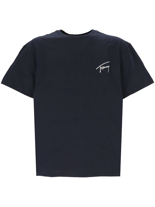 Signature Logo Embroidery T-Shirt Tommy Hilfiger | DM0DM17994C1G